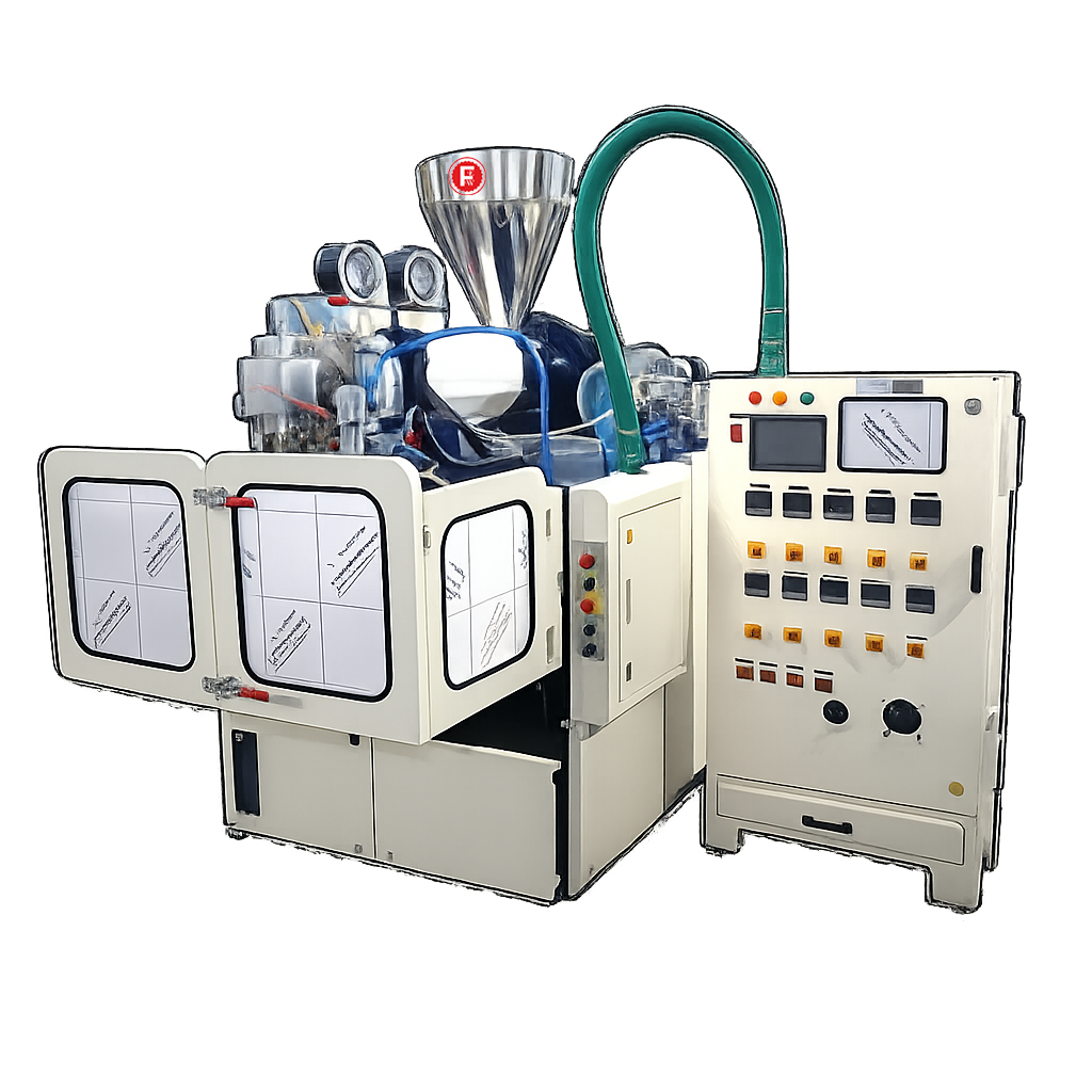 Faith 1 Liter Single Head Single Stage Blow Molding Machine With V-Strip